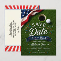 Golf 4th July Independence Day for American golfer
