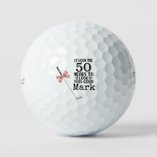 Golf 50th Birthday Par tee thirty party for golfer Golf Balls