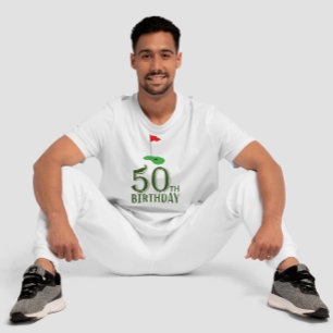 Golf 50th Birthday to You with Golf Flag T-Shirt