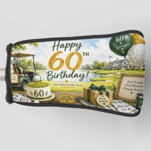 Golf 60th Birthday  Head Cover