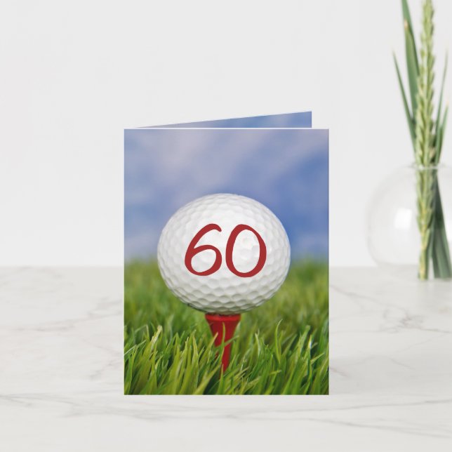 Golf 60th Birthday Party Invitation (Front)