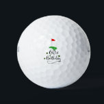 Golf 60th Birthday  to You with Golf Flag  Golf Balls<br><div class="desc">Golf 60th Birthday to You with Golf Flag Golf Balls
Gifts for Coach,  Instructor,  teacher,  friends,  mum,  dad,  girlfriend/boyfriend,  co-worker,  hostess,  neighbour,  him/her,  couples,  grandparents,  boss,  kids,  best friend,  family,  in-laws,  coach/team,  teens</div>