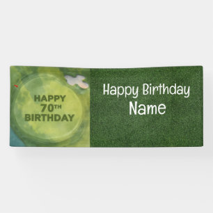 Golf 70th Birthday gifts for golfer Banner