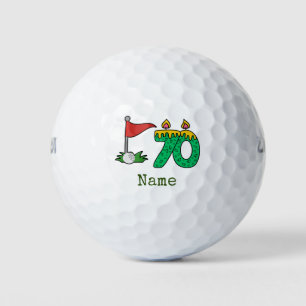Golf 70th Birthday Golf Balls