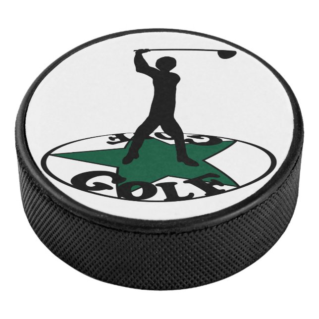 Golf - a wonderful game  hockey puck (3/4)