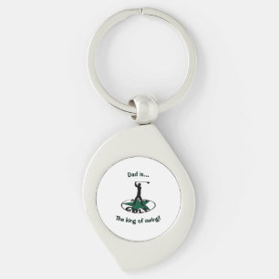 Golf - a wonderful game key ring
