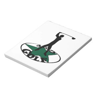 Golf - a wonderful game  notepad