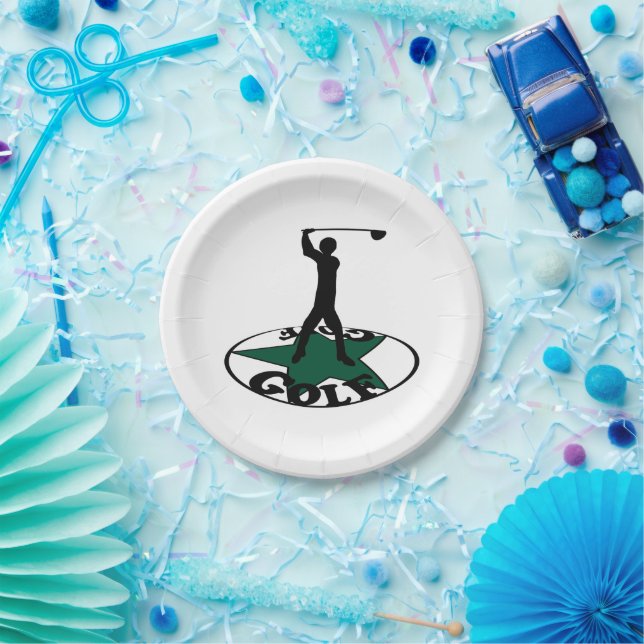 Golf - a wonderful game  paper plate (Party)