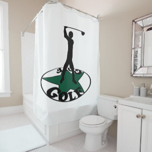 Golf - a wonderful game   shower curtain