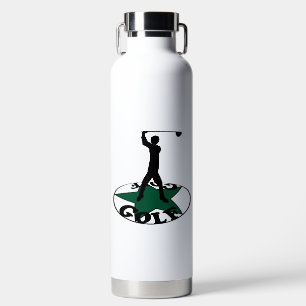Golf - a wonderful game   water bottle