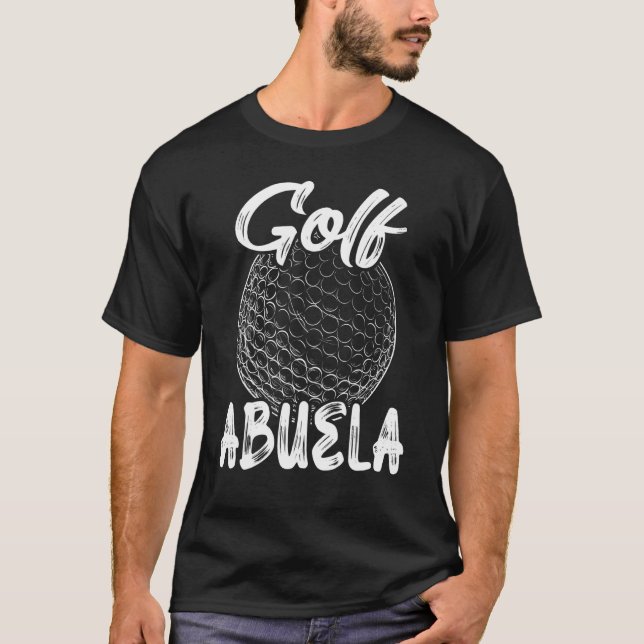 Golf Abuela Women Golfer Golf Ball Player Family M T-Shirt (Front)