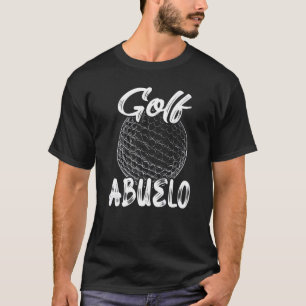 Golf Abuelo Men Golfer Golf Ball Player Family Mat T-Shirt