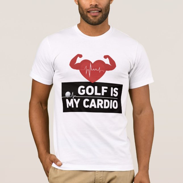 Golf Addiction Funny Golfer T-Shirt (Front)