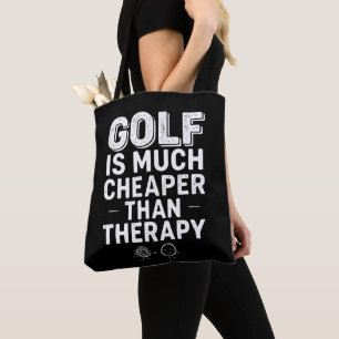 Golf Addiction Funny Golfer Tote Bag