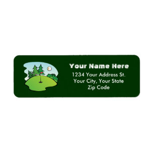 Golf Address Labels