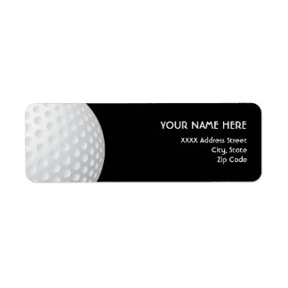 Golf Address Labels