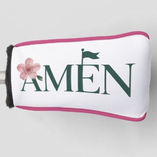 Golf Amen Pink Golf Tournament Birthday Party Girl Head Cover