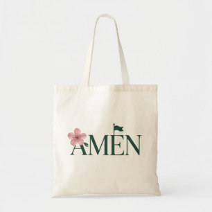 Golf Amen Pink Golf Tournament Birthday Party Girl Tote Bag