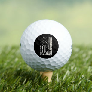 Golf American Flag Gifts Birthday Father's Day  Golf Balls