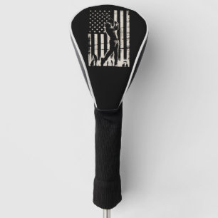 Golf American Flag Gifts Birthday Father's Day Head Cover