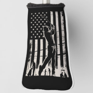 Golf American Flag Gifts Birthday Father's Day Head Cover