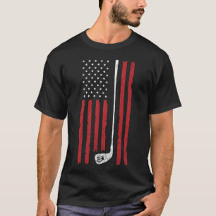 Golf American Flag US Patriotic for Golfer Golfing T-Shirt