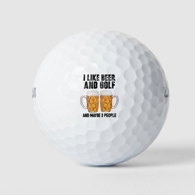 Golf and Beer  Balls (Front)