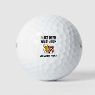 Golf and Beer  Golf Balls