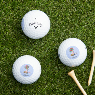 Golf and Gardening Personalised Ladies Golf Balls