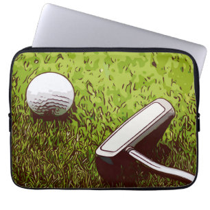 Golf and putter laptop sleeve