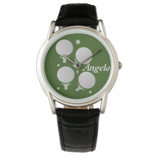 Golf and Tee Gradient Ball Mens Gift Watch