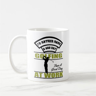 Golf And Work Mug