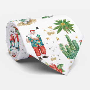 Golf Arizona Christmas themed Tie