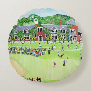 Golf at the Belfry Round Cushion