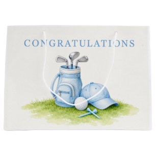 Golf baby boy large gift bag