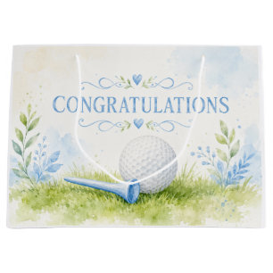 Golf baby boy large gift bag