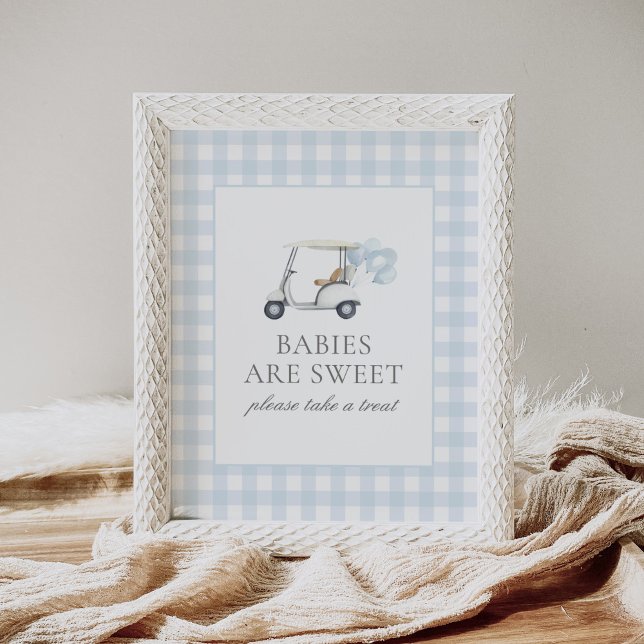 Golf Baby Shower Babies are Sweet Sign (Creator Uploaded)
