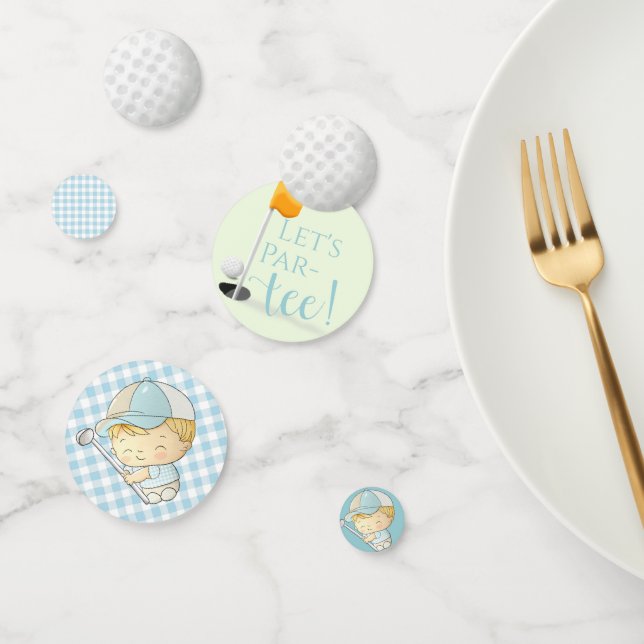 Golf Baby Shower Cute Boy Par-Tee Diaper Raffle Confetti (Group)