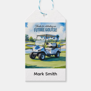 Golf Baby Shower for Boy future  golfer  Gift Tags