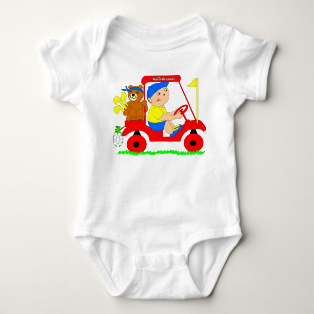 Golf baby t-shirt bodysuit (Front)