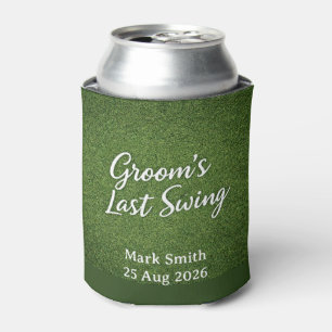 Golf Bachelor Par-Tee Golf Theme Invite Tee Time Can Cooler