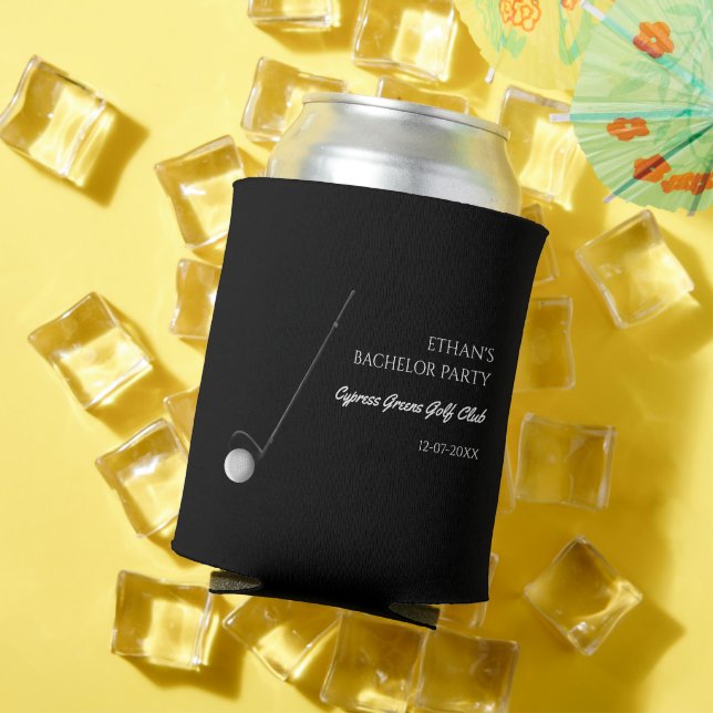 Golf Bachelor Party - Golfing trip Classic Stylish Can Cooler (In Situ Summer)