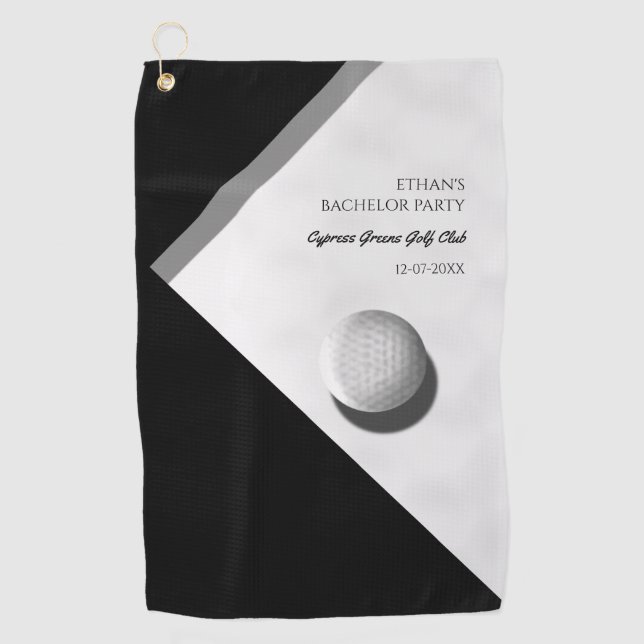 Golf Bachelor Party - Golfing trip Classic Stylish Golf Towel (Front)