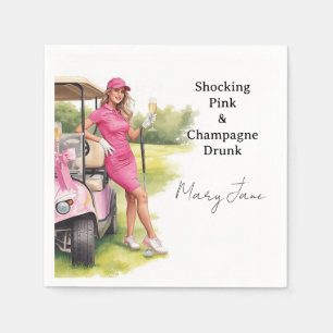 Golf Bachelorette Par-Tee party Napkin