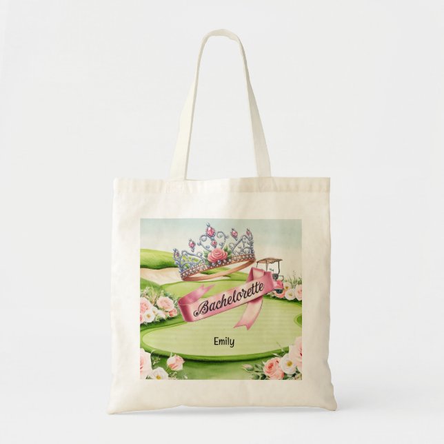 Golf Bachelorette Party for Golfer  Tote Bag (Front)
