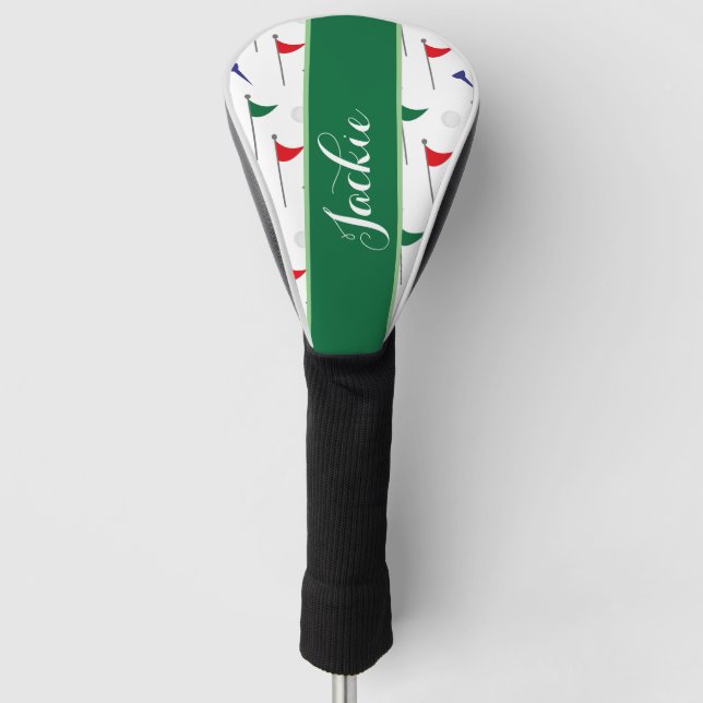 Golf Background Golf Head Cover (Front)