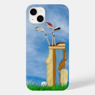 Golf Bag and Ball In Grass Case-Mate iPhone 14 Plus Case