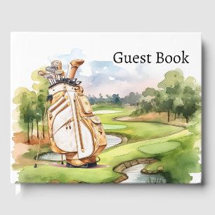 Golf Bag Guest Book