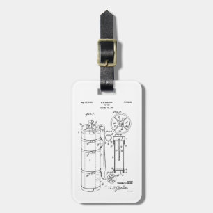 GOLF BAG PATENT 1929 - Bag Tag