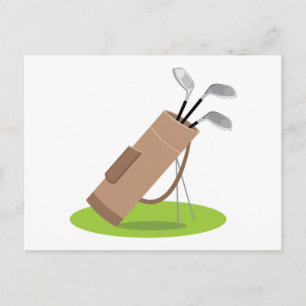 Golf Bag Postcard